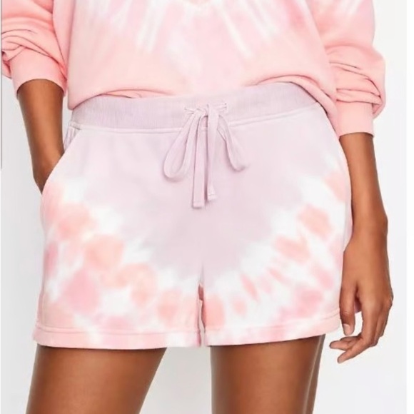 Lou & Grey Tie Dye Sweat Short Size M - Picture 1 of 8